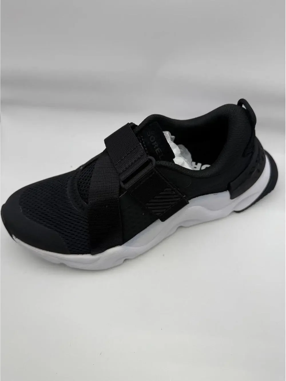 Sorel Kinetic RNEGD Strap Women's Sport Shoes Size 5.5 Black White